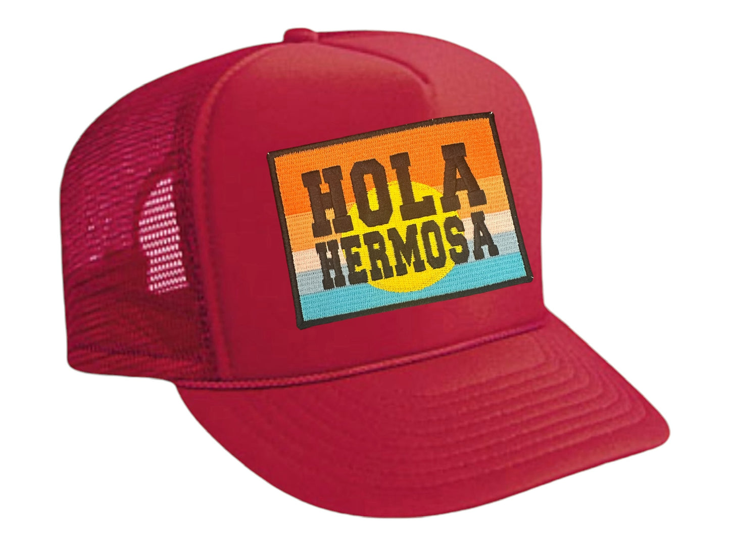 The Hola Hermosa Beach Trucker Hat