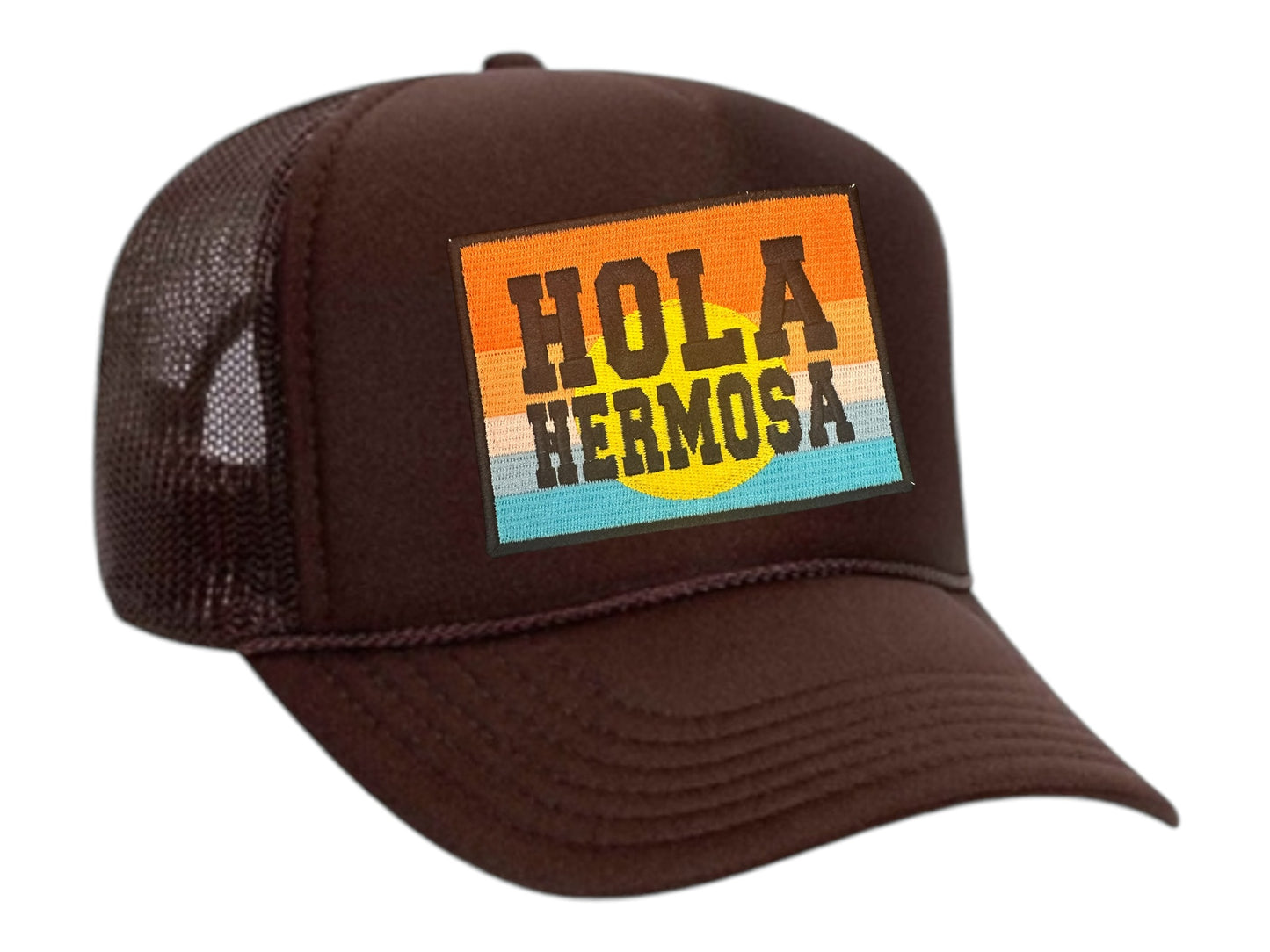 The Hola Hermosa Beach Trucker Hat