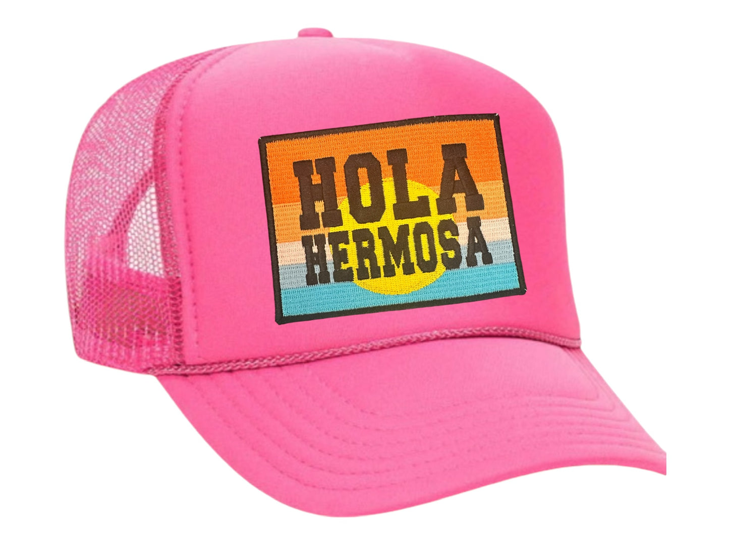 The Hola Hermosa Beach Trucker Hat