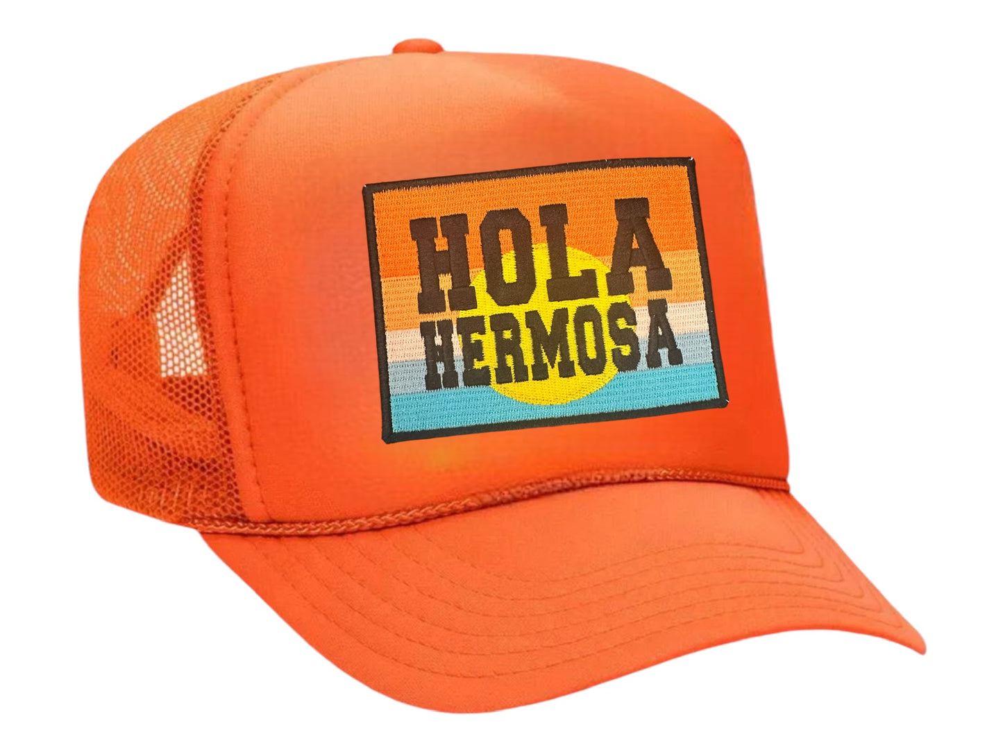 The Hola Hermosa Beach Trucker Hat