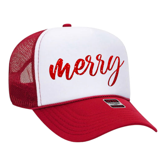 The Merry Christmas Trucker Hat