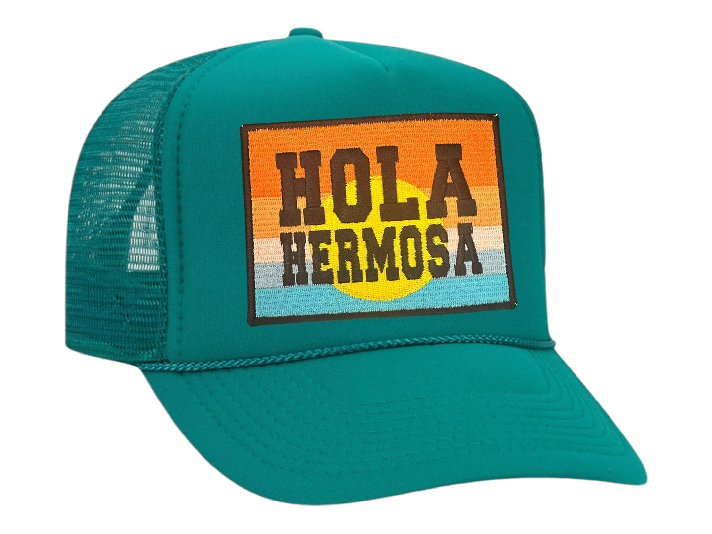 The Hola Hermosa Beach Trucker Hat