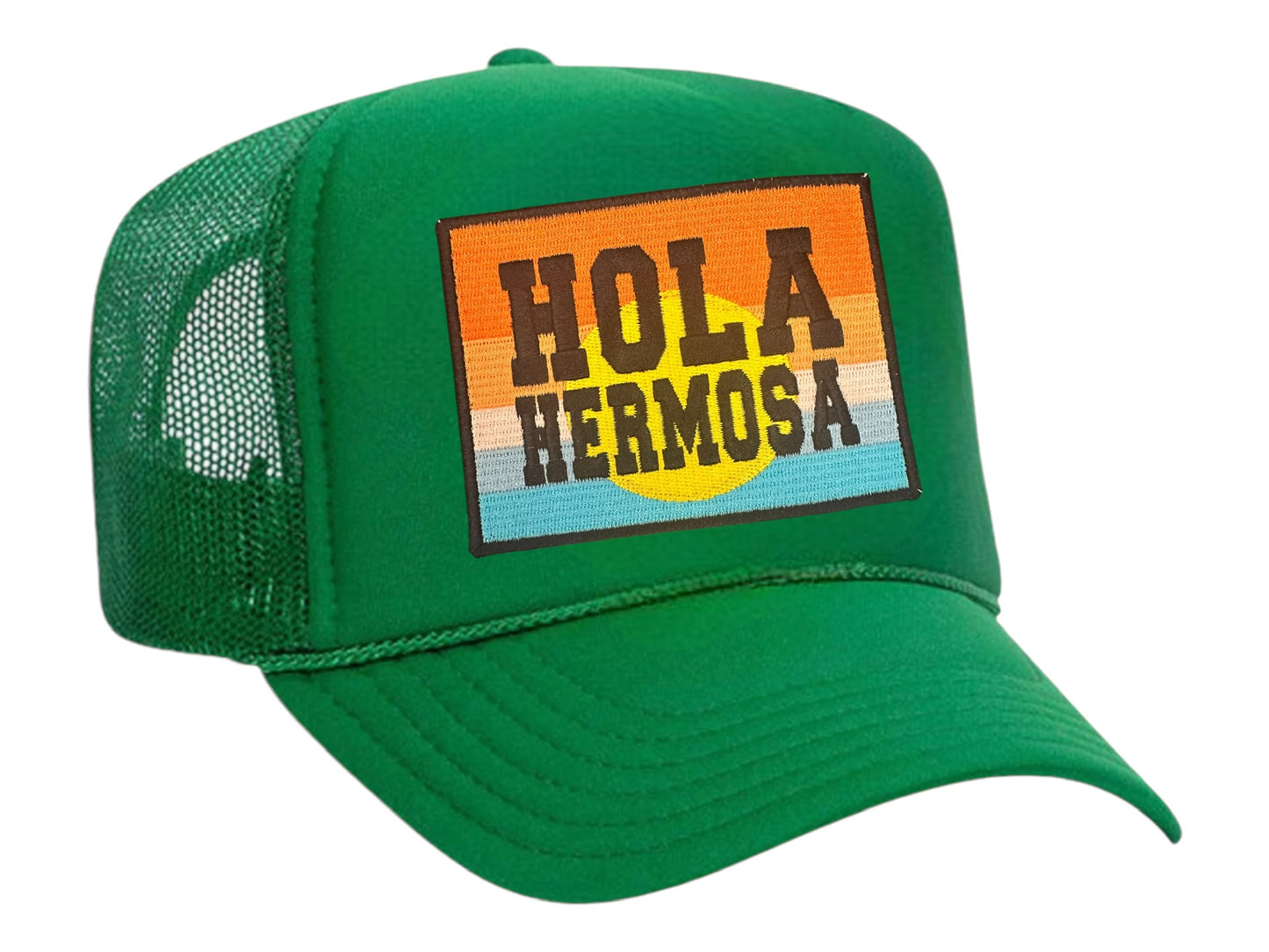 The Hola Hermosa Beach Trucker Hat