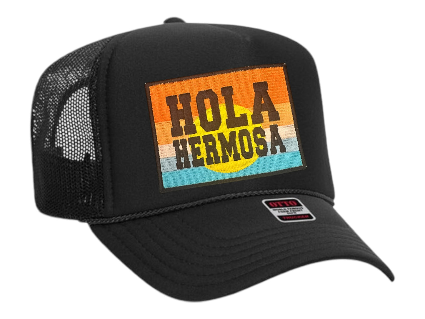 The Hola Hermosa Beach Trucker Hat