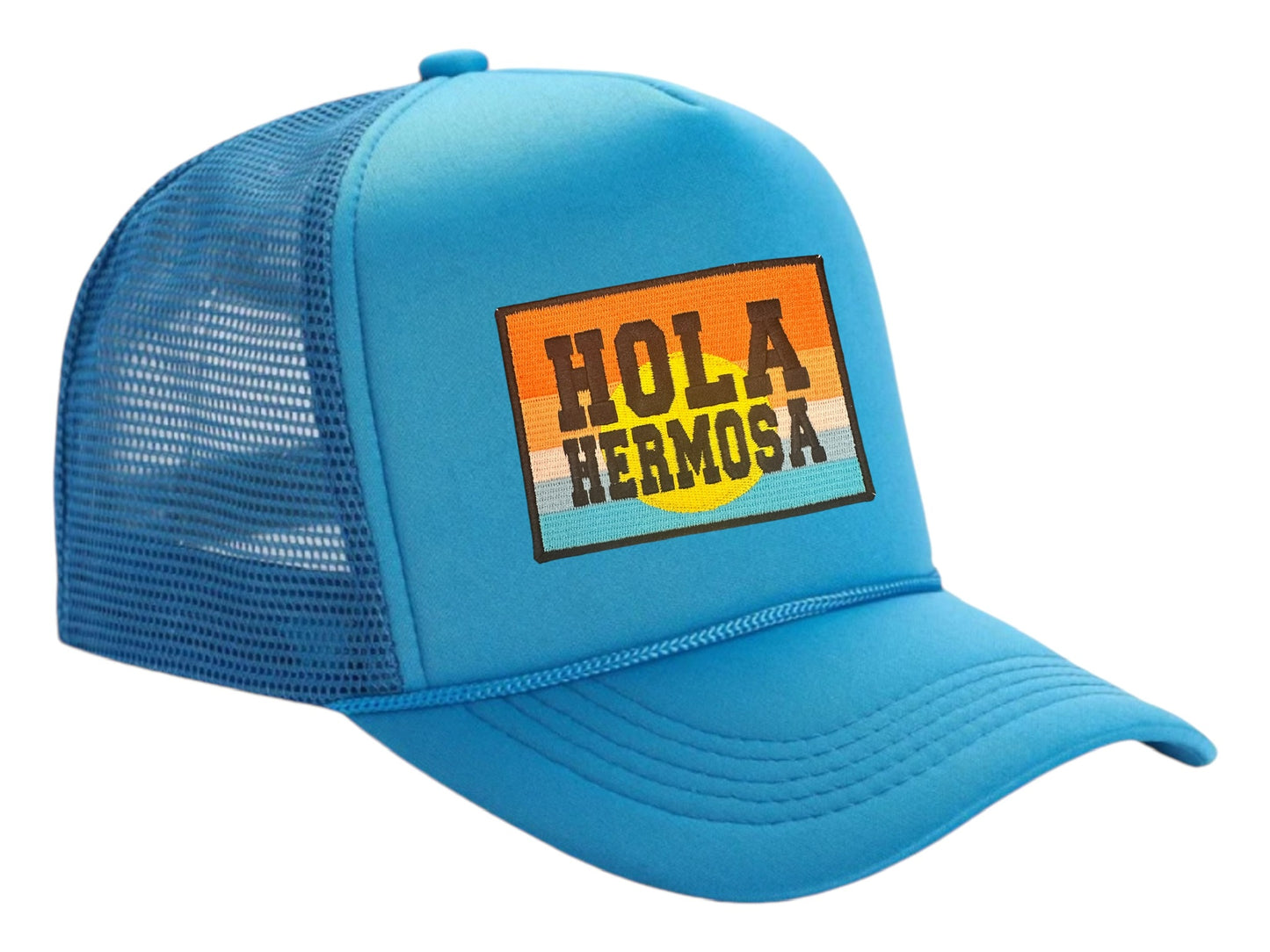 The Hola Hermosa Beach Trucker Hat