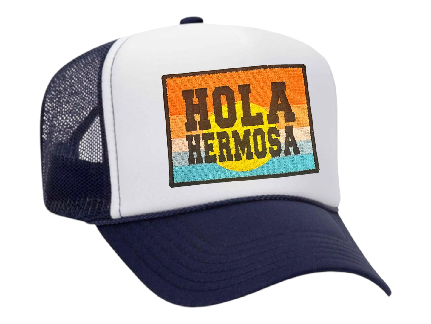 The Hola Hermosa Beach Trucker Hat