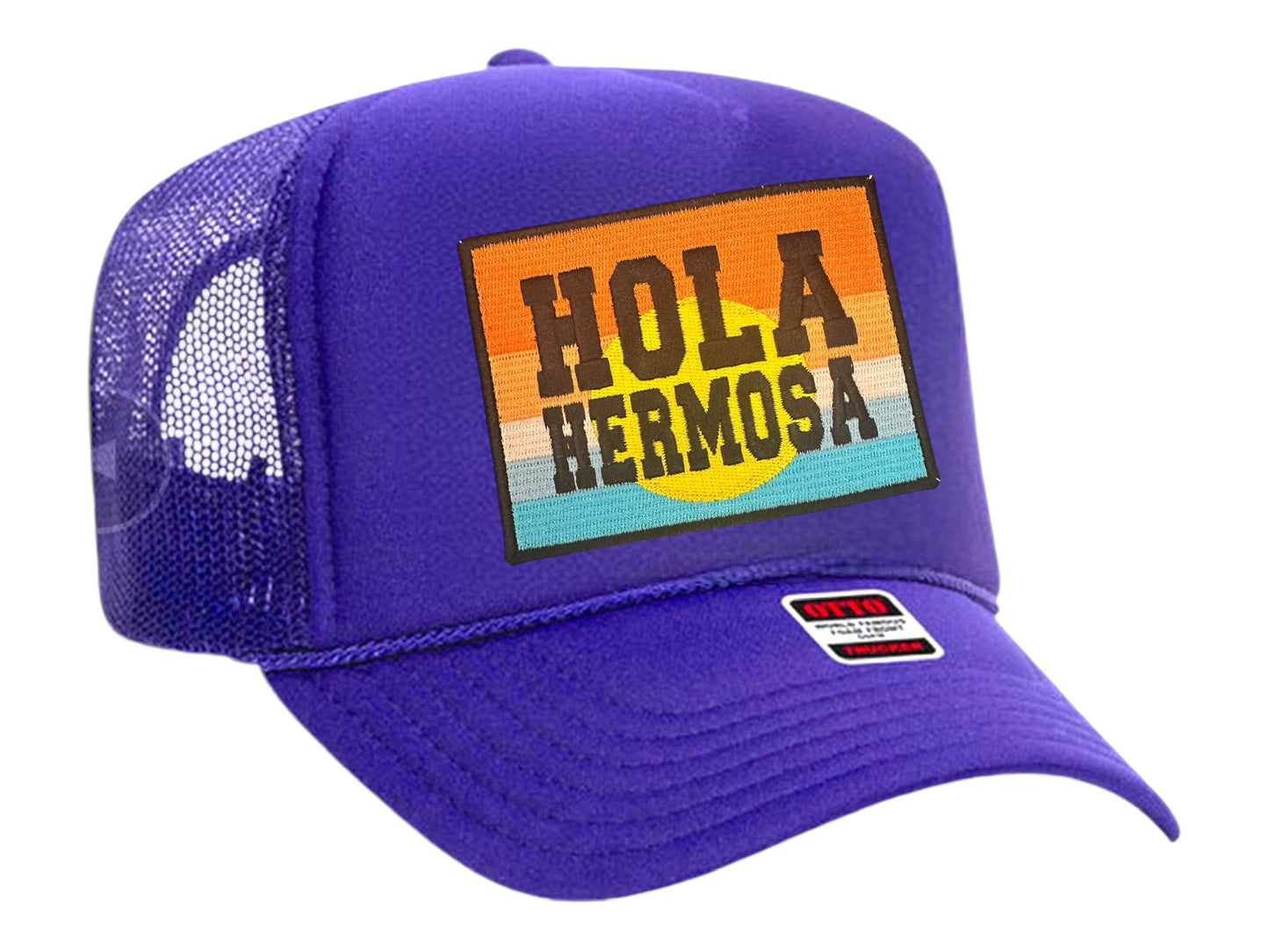 The Hola Hermosa Beach Trucker Hat