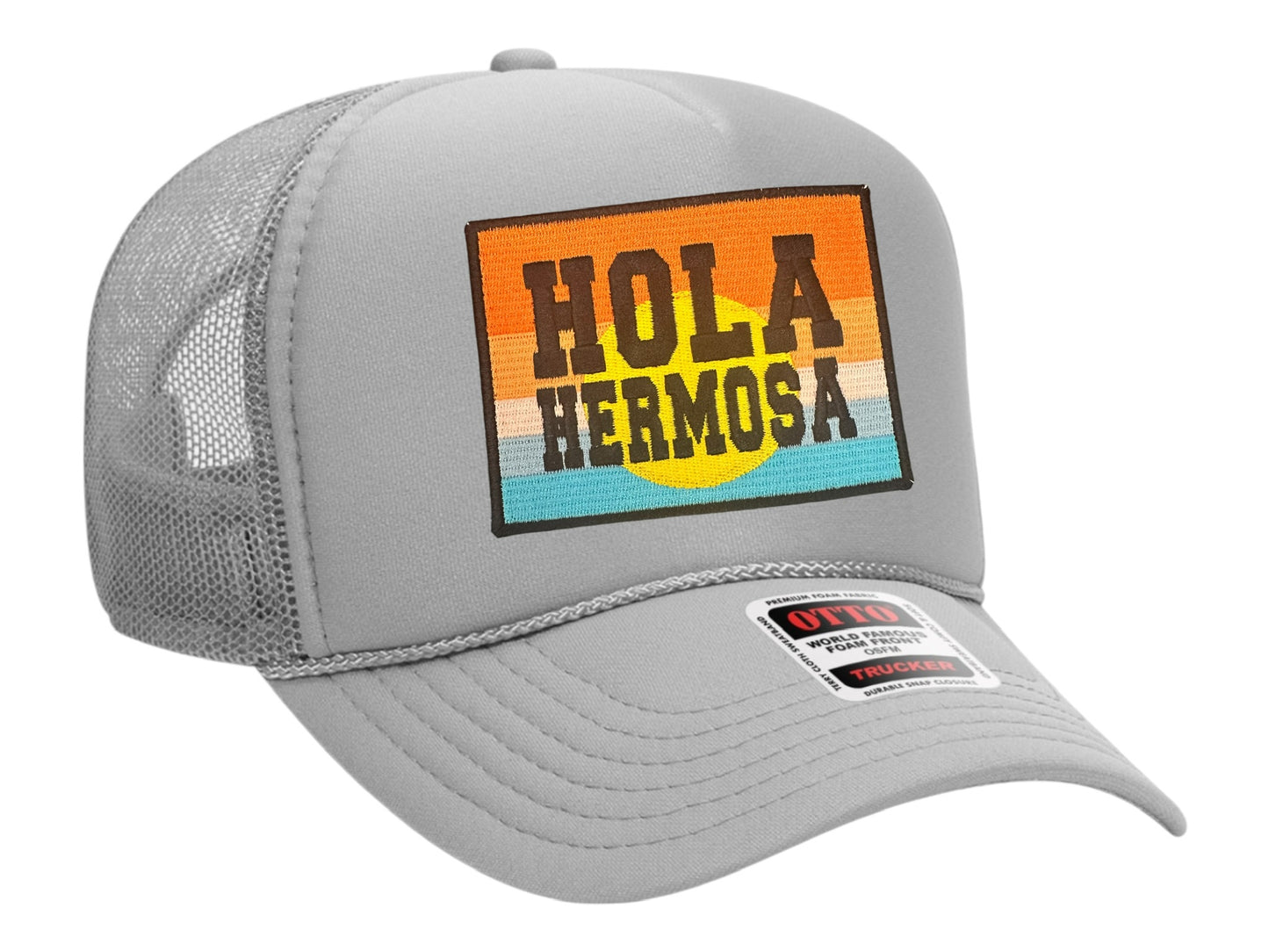 The Hola Hermosa Beach Trucker Hat