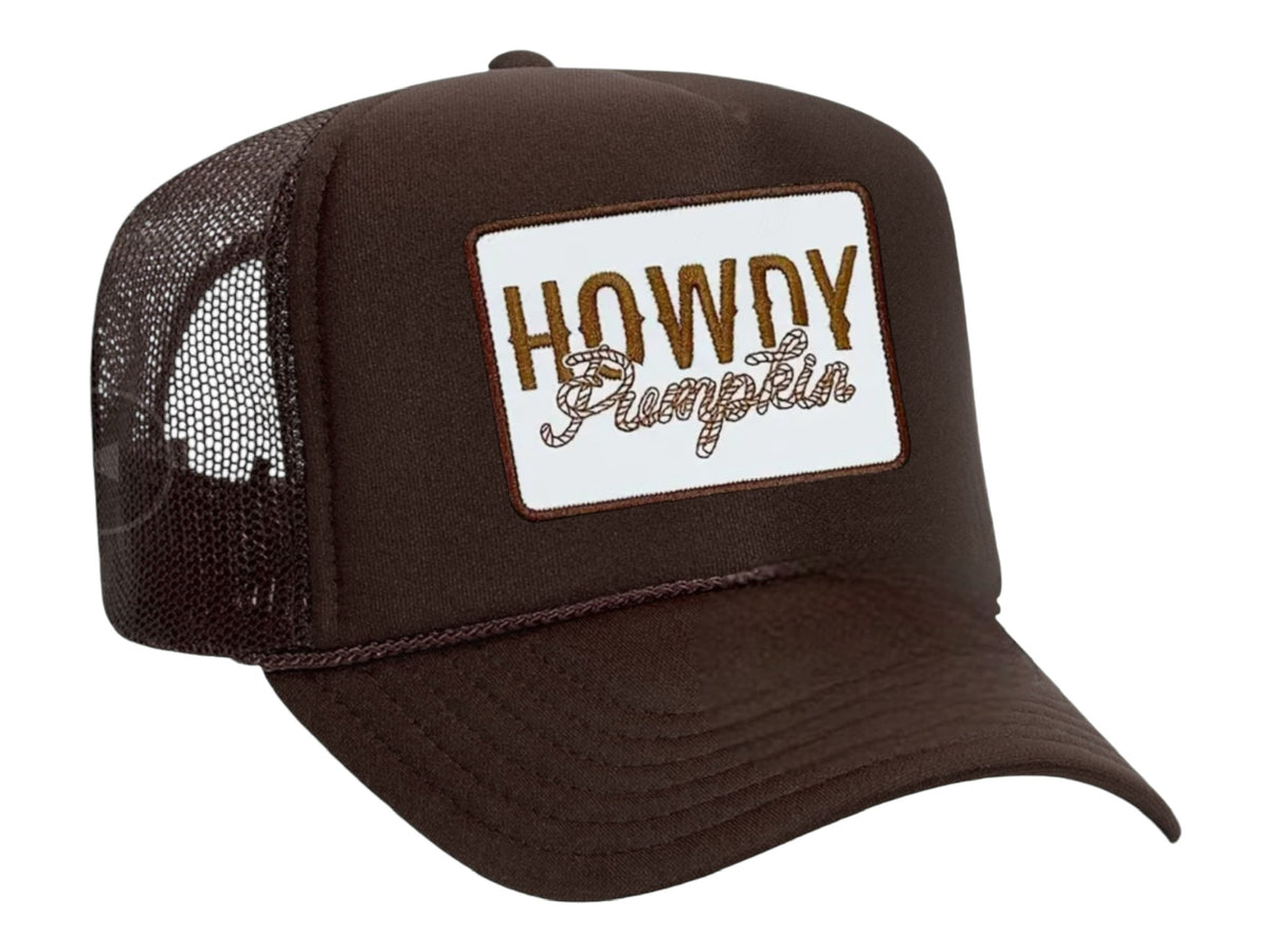 The Howdy Pumpkin Trucker Hat