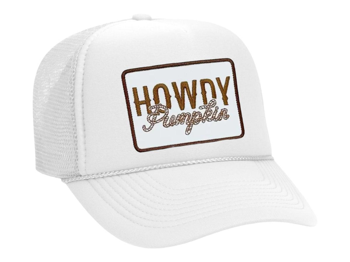 The Howdy Pumpkin Trucker Hat