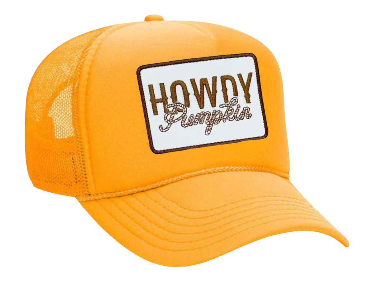 The Howdy Pumpkin Trucker Hat