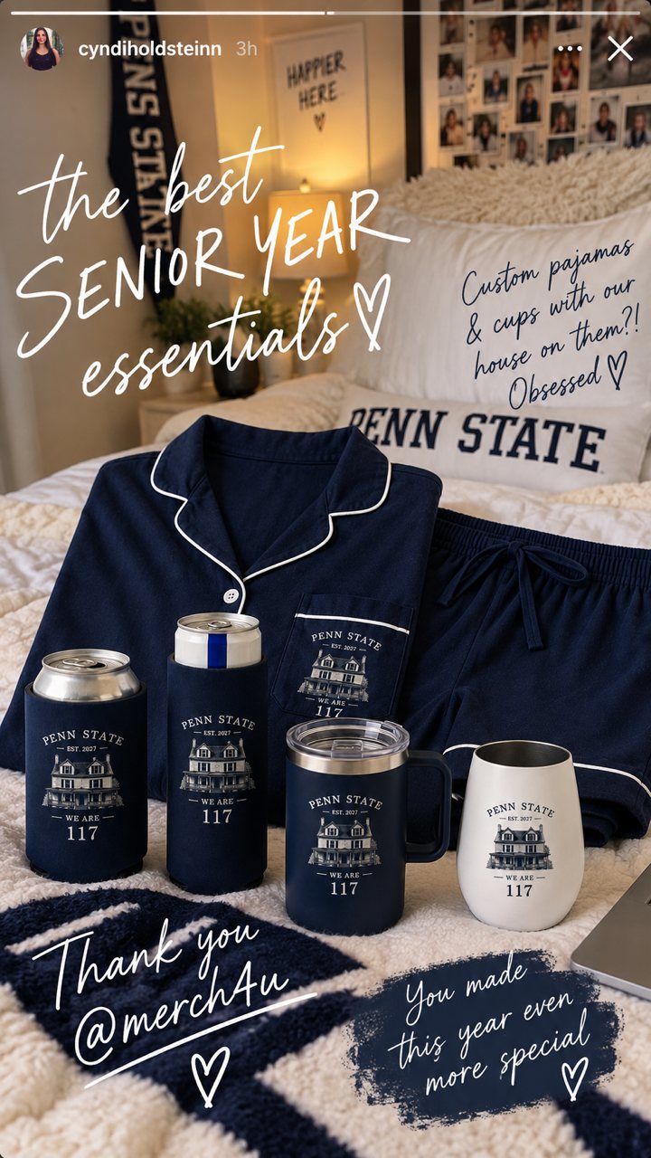 Senior year PJs